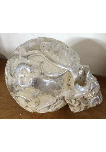 latex mould for making this embossed skull