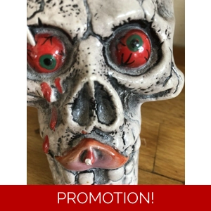 Latex mould for making this Pirate skull