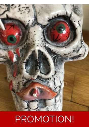 Latex mould for making this Pirate skull