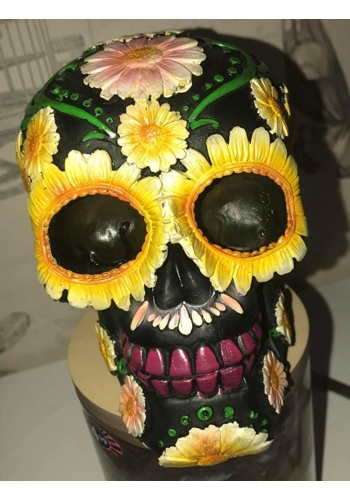 Latex mould for making this sunflower skull