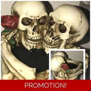 Latex mould for making this skull ash tray