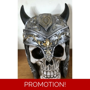 Latex mould for making this Horned skull