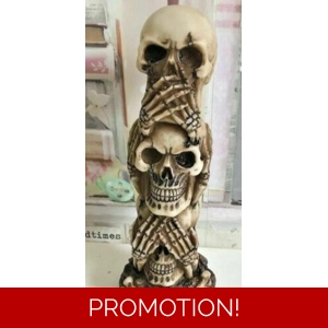 Latex mould for making this spooky skull tree