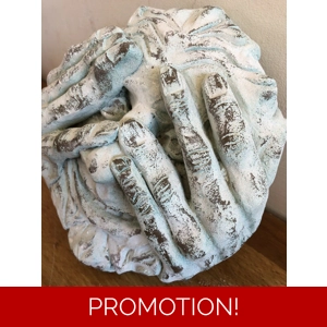 Latex mould for making this unusual tree face plaque