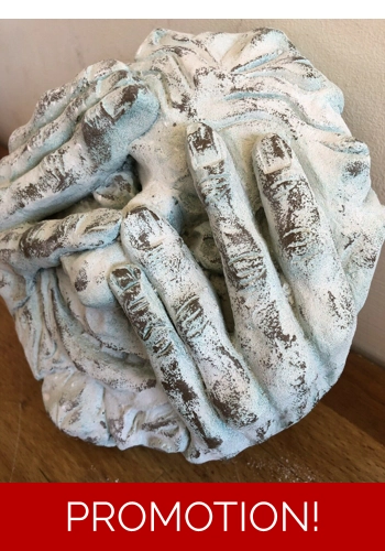 Latex mould for making this unusual tree face plaque