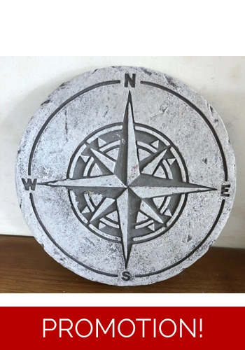 Latex mould for making this Compass plaque