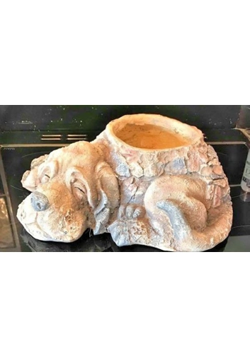 Latex mould for making this Large dog planter/bowl