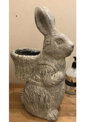 Latex mould for making this large bunny pot