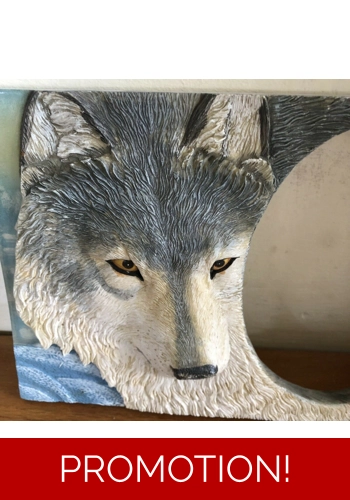 Latex mould for making this Wolf photo frame