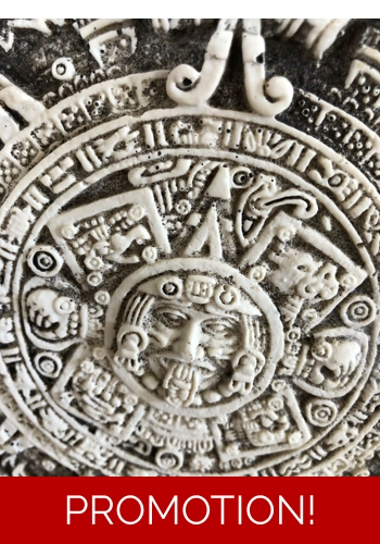 Latex mould for making this Aztec style plaque