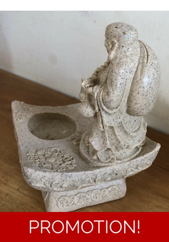 latex mould for making this buddha tea light holder