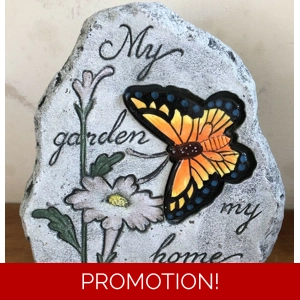 latex mould for making this garden rock