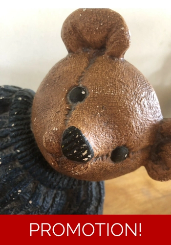 Latex mould for making this vintage style teddy