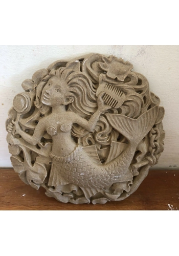 latex mould for making this mermaid plaque