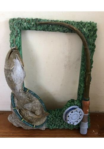 latex mould for making this fishing photo frame