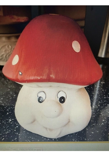 latex mould for making this cute toad stool