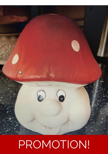 latex mould for making this cute toad stool