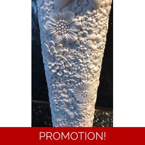 Latex mould for making this embossed lady