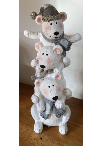 Latex mould for making this lovely polar bear statue