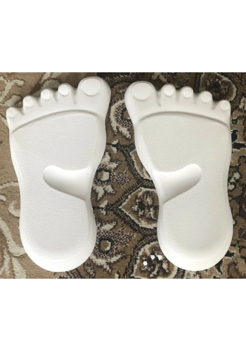 Latex mould for making this large pair of feet