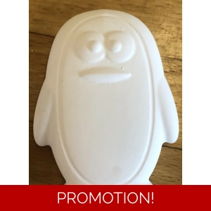 latex mould for making this lovely penquin soap/wax melt/x..