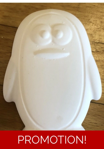 latex mould for making this lovely penquin soap/wax melt/xmas dec etc