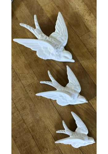 3 X Latex moulds for making this classic swallows wall scene