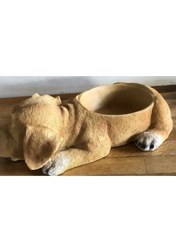 Latex mould for making this labrador bowl holder