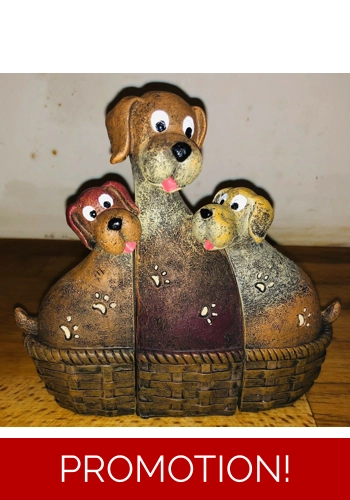 3 x Latex moulds for making this set of interlocking dogs