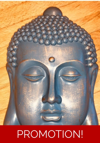 Latex mould for making this classic buddha plaque