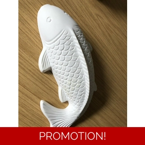 latex mould for making this very detailed koi carp