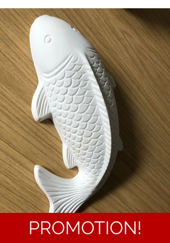 latex mould for making this very detailed koi carp