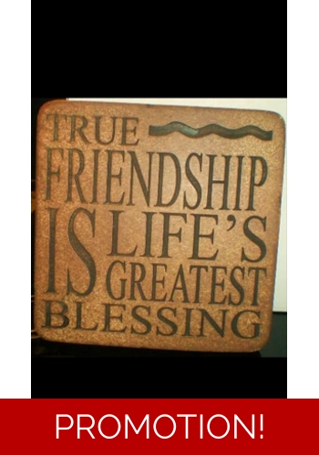 Latex mould for making this friendship coaster