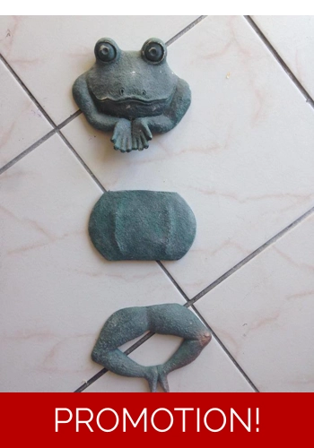 3 PIECE SET FROG MOULDS