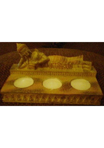 Laying Buddah candle holder