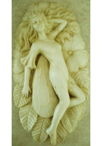 Oval laying Fairy plaque