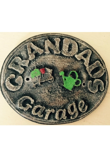 Grandads garage plaque