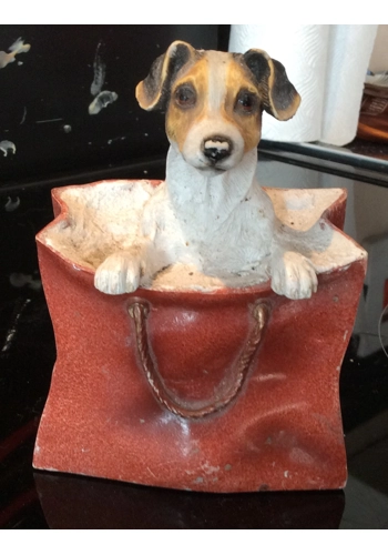 Latex mould for making cute puppy in gift bag