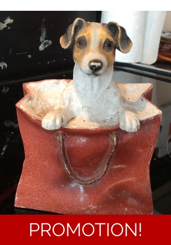 Latex mould for making cute puppy in gift bag