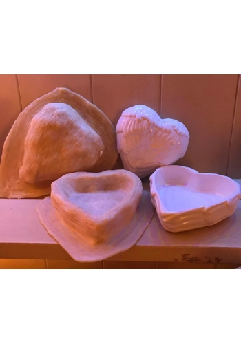 Beautiful angel wings dish with lid 2 moulds