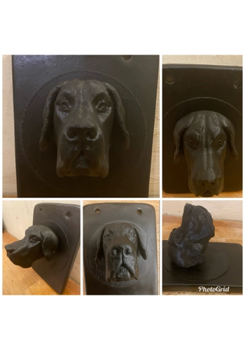 latex mould for making this Great Dane Plaque
