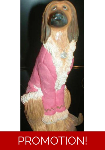 Afghan Hound Figurine