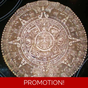 Aztec Style Round Plaque