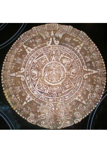 Aztec Style Round Plaque