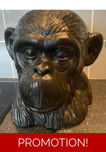 Latex mould for making this Unusual Monkey pot
