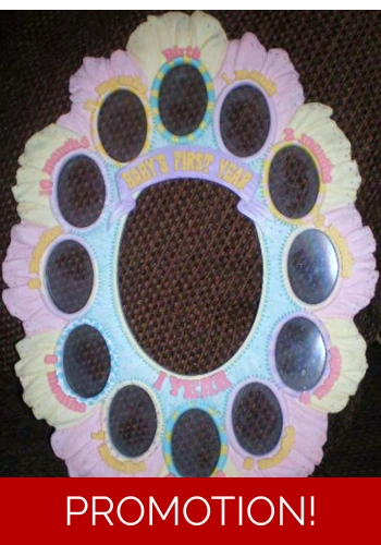 Baby's 1st year picture frame