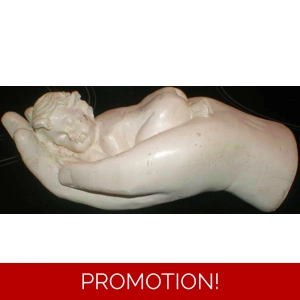 Sleeping Cherub in hand