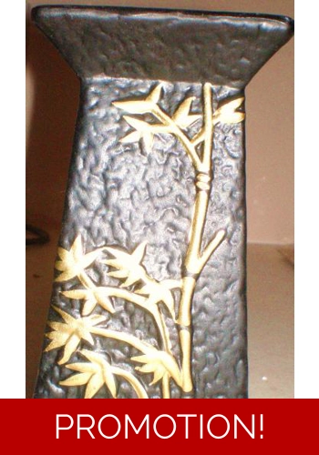 Bamboo Style Candle Stand