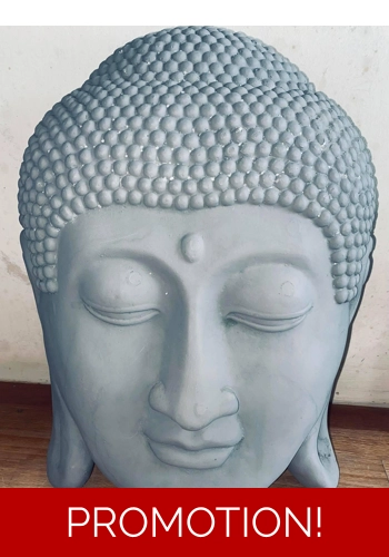 Latex mould for making this large Buddha Face plaque