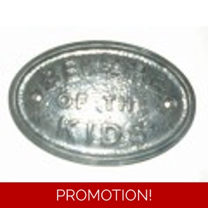 Beware Of The Kids plaque